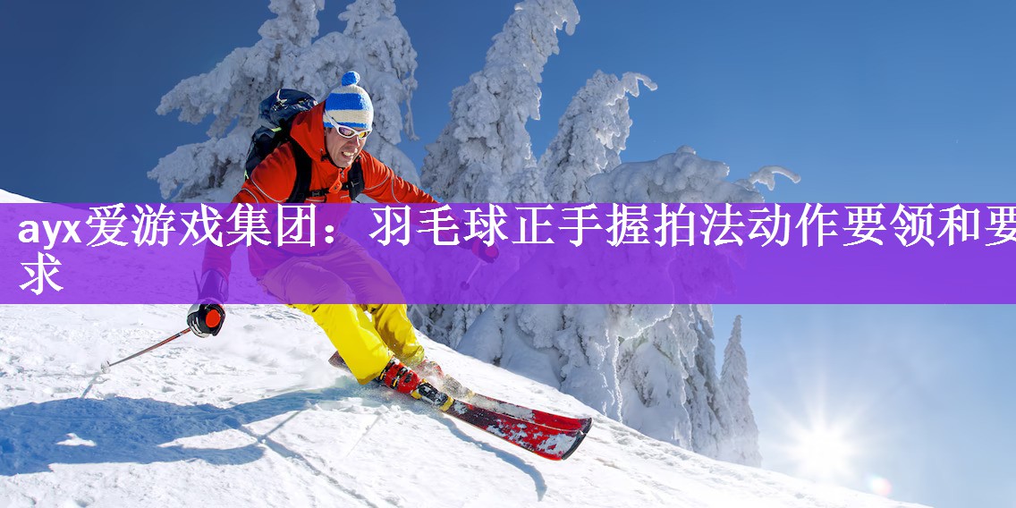 <strong>ayx爱游戏集团：羽毛球正手握拍法动作要领和要求</strong>